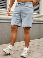 Men's Shorts with Double-Layer Front Panels