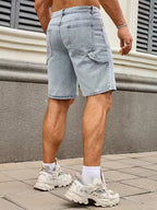 Men's Shorts with Double-Layer Front Panels